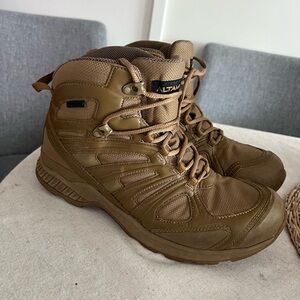 Men's Altama Aboottabad Trail Mid Boots Tan/khaki Size 10.5 Outdoor Hiking